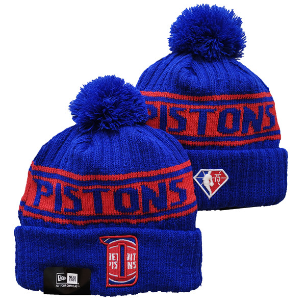 Detroit Pistons Knit Hats 004